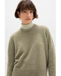 Johnstons of Elgin - Cropped Donegal Cashmere Jumper - Lyst