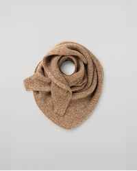Johnstons of Elgin - Keill Marl Cashmere Triangle - Lyst