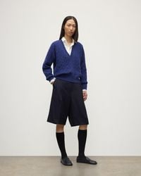Johnstons of Elgin - Kylesku Deep V Cashmere Jumper - Lyst