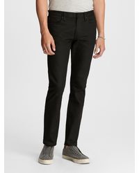 John Varvatos - Bowery Coated Cotton Stretch Jean - Lyst
