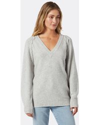Joie Sesmas V-neck Sweater - Gray