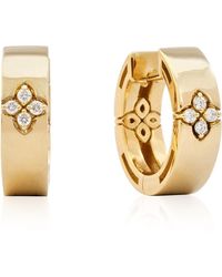 Roberto Coin - Yellow Gold Diamond Love - Lyst