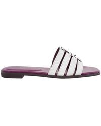 Tory Burch - Ines Leather Slides - Lyst
