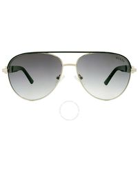 Guess Factory - Smoke Gradient Pilot Sunglasses Gf0287 06b 57 - Lyst