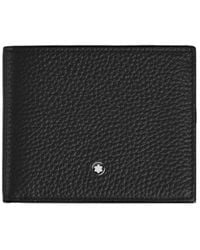 Montblanc - Grain Leather 4Cc Wallet With Coin Case - Lyst