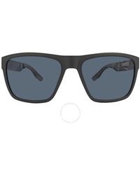 Costa Del Mar - Paunch Xl Gray Polarized Polycarbonate Square Sunglasses 6s9050 905003 59 - Lyst