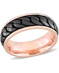 Amour - Ribbed Design Ring - Lyst