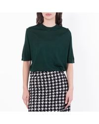 Burberry - Crew-Neck Wool T-Shirt - Lyst
