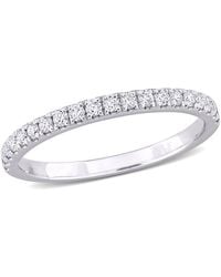 Created Forever - 1/3Ct Tw Lab-Grown Diamond Semi-Eternity Anniversary Band - Lyst