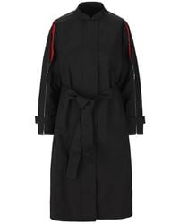 Ferragamo - Contrasting Inserts Trench Coat, Brand Size 40 Us - Lyst