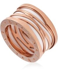 BVLGARI - B.Zero1 Ladies 18K Rose Ring - Lyst