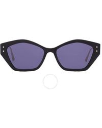 Dior - Blue Geometric Sunglasses Miss S1u Cd40107u 01v 56 - Lyst