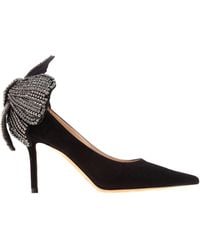 Jimmy Choo - Love 85 Pearl And Crystal Bow Pumps - Lyst