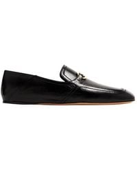 Ferragamo - Elaine New Vara Buckle Leather Loafers, Size 9 - Lyst