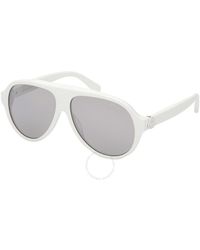 Moncler - Caribb Smoke Mirrored Pilot Sunglasses Ml0265 21c 59 - Lyst