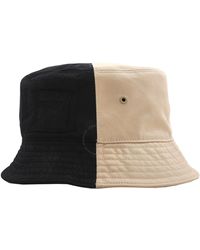 Burberry - Soft Fawn Bicolor Twill Bucket Hat - Lyst