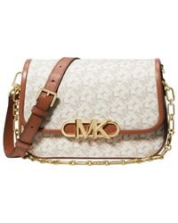 Michael Kors - Medium Empire Signature Logo Messenger Bag - Lyst