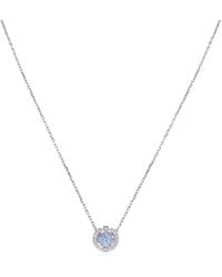 Swarovski - Ladies Rhodium Plated Sparkling Dance Necklace - Lyst