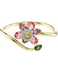 Swarovski - Mixed Cut Idyllia Bangle, Size Medium - Lyst