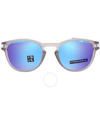 Oakley - Latch Prizm Sapphire Polarized Round Sunglasses Oo9265 9262 - Lyst