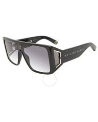 Philipp Plein - Grey Gradient Shield Sunglasses Spp014v 0700 99 - Lyst