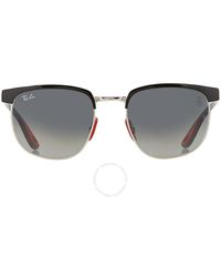 Ray-Ban - Scuderia Ferrari Grey Gradient Square Sunglasses Rb3698m F06071 53 - Lyst