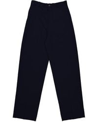 Balenciaga - Dark Large-Fit Tailored Trousers, Brand Size 46 (Waist - Lyst