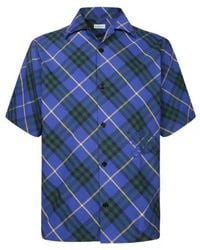 Burberry - Ekd Check Cotton Poplin Shirt - Lyst