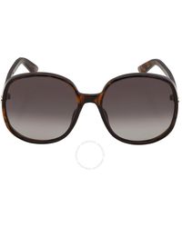 Dior - Gradient Smoke Oversized Sunglasses - Lyst