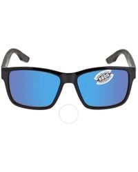 Costa Del Mar - Cta Del Mar Paunch Blue Mirror Polarized Glass Sunglasses  904901 57 - Lyst