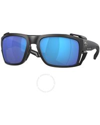 Costa Del Mar - King Tide 8 Blue Mirror Polarized Glass Sunglasses 6s9111 911101 60 - Lyst
