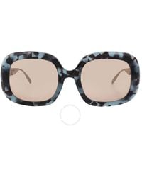 Carolina Herrera - Grey Gradient Sport Sunglasses Shn620m 01gr 53 - Lyst