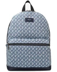 Jimmy Choo - Wilmer Denim Jc Monogram Backpack - Lyst