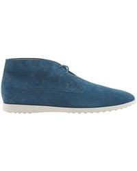 Tod's - Suede Lace-up Chukka Boots - Lyst