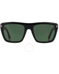 Tom Ford - Alberto Green Browline Sunglasses Ft1077 01n 55 - Lyst