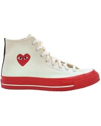 Comme des Garçons - X Cdg Play Converse High-Top Sneaker - Lyst