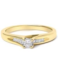 Haus of Brilliance - 14K 1/4 Cttw Princess Cut Diamond Engagement Ring - Lyst