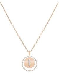 Messika - Lucky Move 18K Rose Diamond Necklace - Lyst