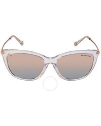 Michael Kors - Dublin Rose Gold Polarized Cat Eye Sunglasses Mk2150u 3005m5 56 - Lyst