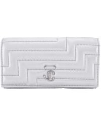 Jimmy Choo - Martina Jc Emblem Nappa Leather Continental Wallet - Lyst