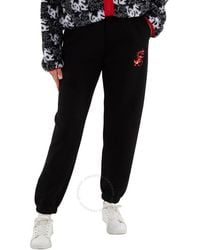 Lacoste - Printed Reversible Pique Fabric Track Pants - Lyst