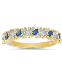 Kylie Harper - 14K Over Multi Shape Sapphire Ombre Band Ring - Lyst