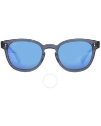 Maui Jim - Cheetah 5 Blue Hawaii Oval Sunglasses B842-27g 52 - Lyst