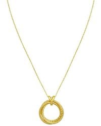 Tresorra - 14K Interlocking Dc Trinity Necklace - Lyst