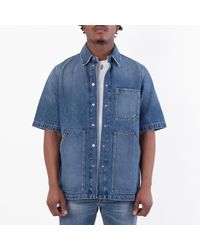 Fendi - Oversize Denim Shirt, Brand Size 52 Us - Lyst