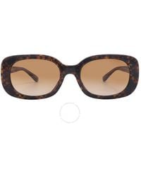 COACH - Brown Gradient Oval Sunglasses Hc8358u 572413 54 - Lyst