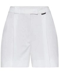 Brunello Cucinelli - Tailored Cotton Shorts - Lyst