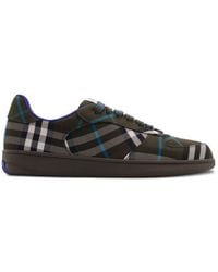 Burberry - Check Terrace Low-Top Sneakers, Brand Size 42 Us - Lyst