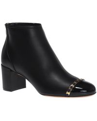 Ferragamo - Atri Leather Boot - Lyst