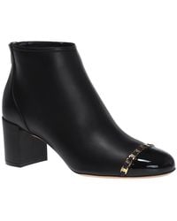 Ferragamo - Atri Leather Boot - Lyst